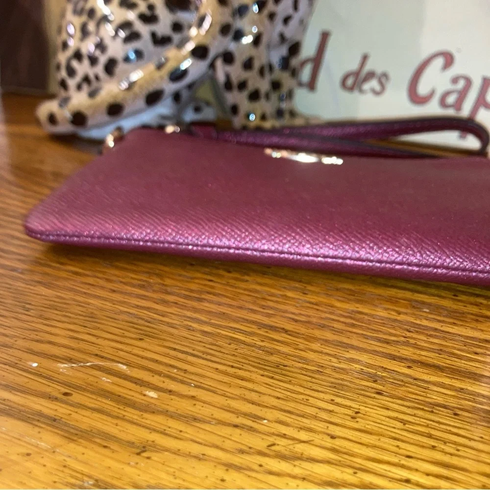 Coach crimson glitter